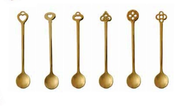 Set 6 lingurite cafea Gold colectia Sottobosco [2]