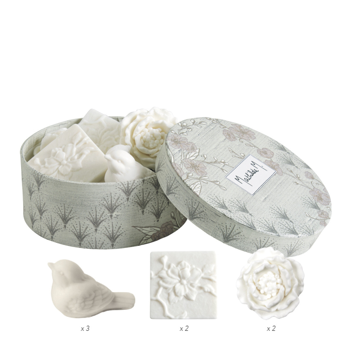 Set cadou cu 7 sapunuri florale pentru invitati [4]