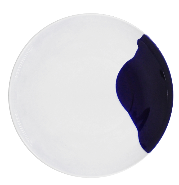 Set ceai din portelan de Limoges colectia Blue Mykonos - JAUNE DE CHROME – pentru 6 persoane [3]