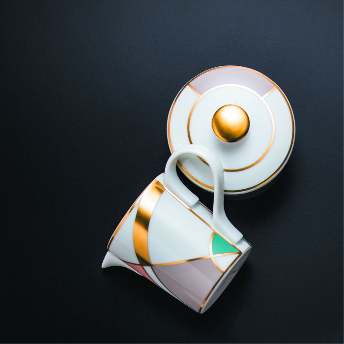 Set ceai din portelan de Limoges colectia Quartet – pentru 6 persoane [3]