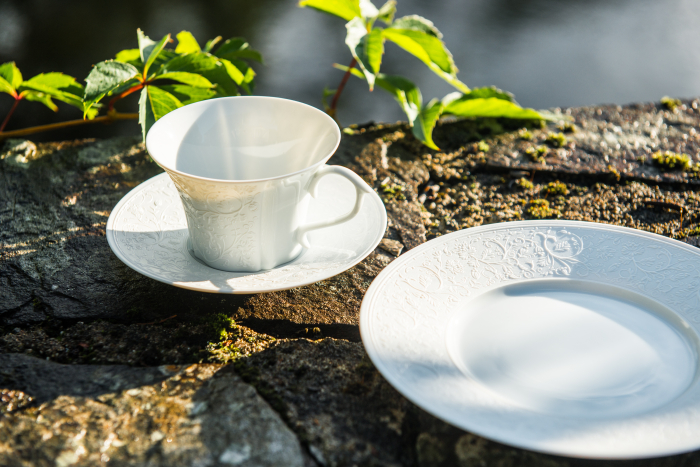 Set ceai din portelan de Limoges colectia Swan – pentru 6 persoane [2]