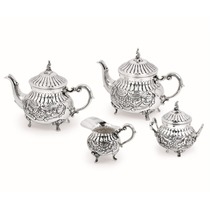 Set ceai sau cafea argintat 5 piese Palla [2]