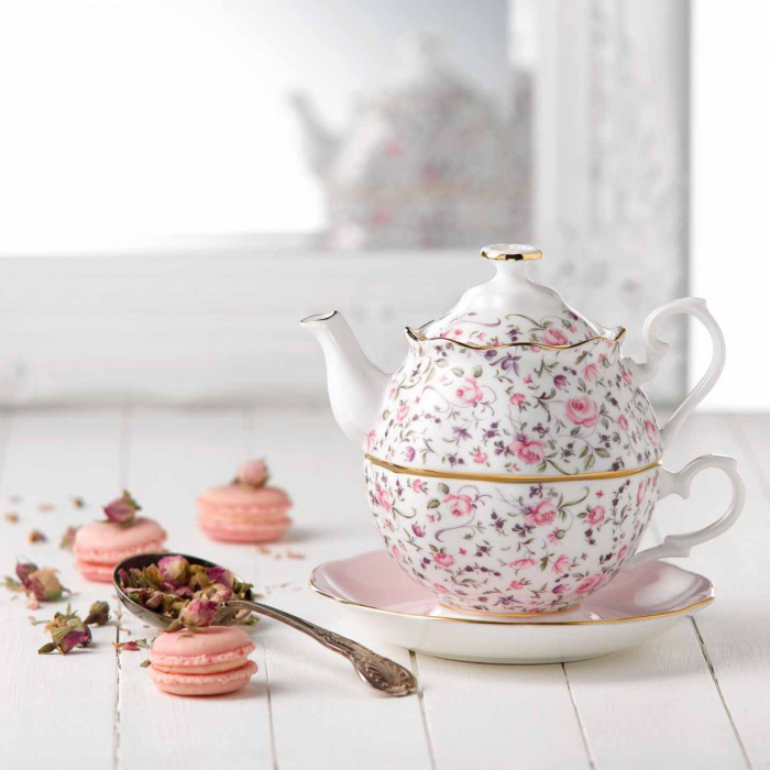 Set ceai Tea for One (ceasca + ceainic) Confetti [3]