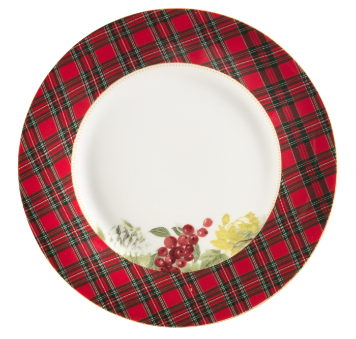 Set masa 6 persoane/18 piese portelan colectia Sottobosco Craciun [8]