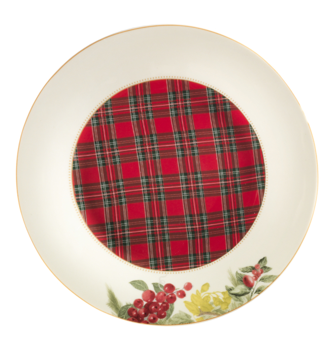Set masa 6 persoane/18 piese portelan colectia Sottobosco Craciun [9]