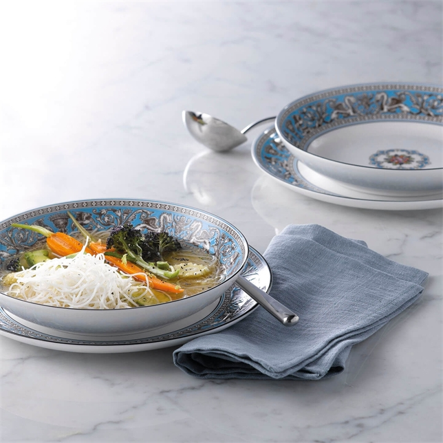 Set masa din portelan bone china Wedgwood colectia Florentine Turquoise – pentru 6 persoane [2]