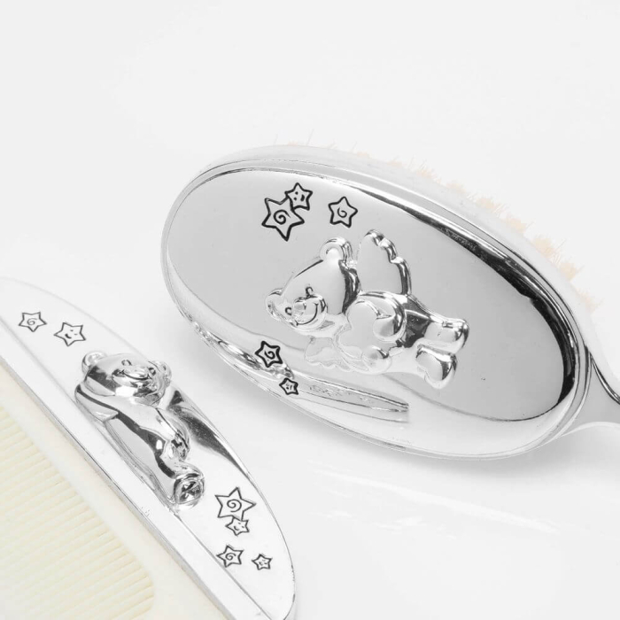 Set perie&pieptan argintate Twinkle [4]
