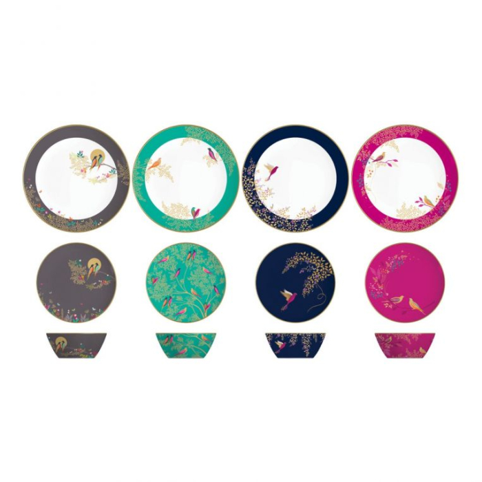 Set portelan 12 piese colectia Chelsea (4 farfurii 28 cm, 4 farfuri 20 cm si 4 boluri supa 15 cm) [4]