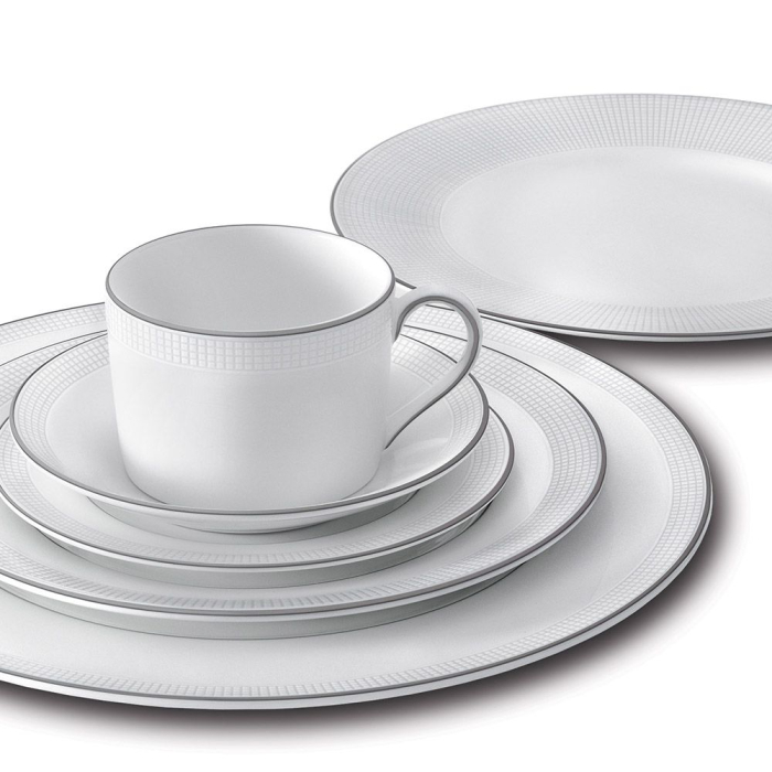 Farfurie ceasca cafea Blanc sur Blanc [4]