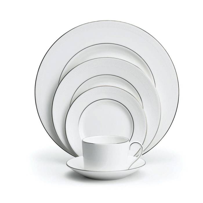 Farfurie ceasca cafea Blanc sur Blanc [3]