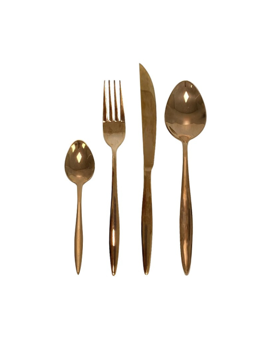 Set tacamuri pentru 4 persoane/16 piese cupru Rose Gold [3]