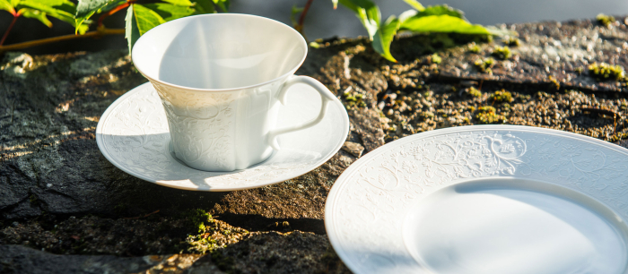 Swan Satin White ceainic/cafetiera [5]