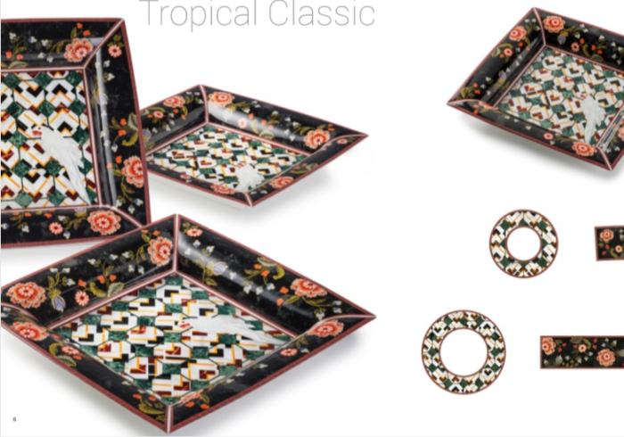 Ceasca ceai portelan colectia Tropical [4]