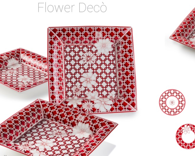Set 2 cesti ceai portelan colectia Flower Decò [3]