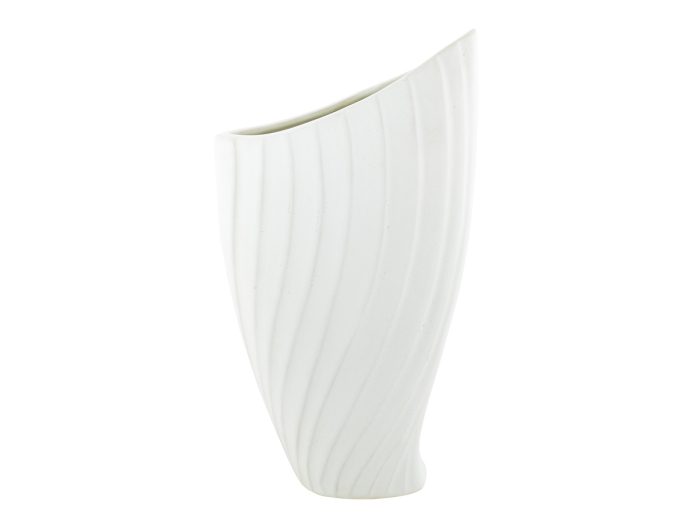 Vaza Iris portelan alba H 30,5 cm [2]