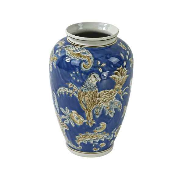 Vaza portelan cu Papagal 19x30cm [2]