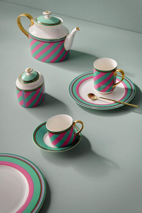 Zaharnita portelan 550ml Chique Stripes [2]