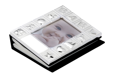 CADOURI - Album foto argintat copii 10x15cm H