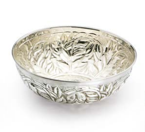 PROMOȚII IANUARIE - Bol argintat cu broderie 22cm