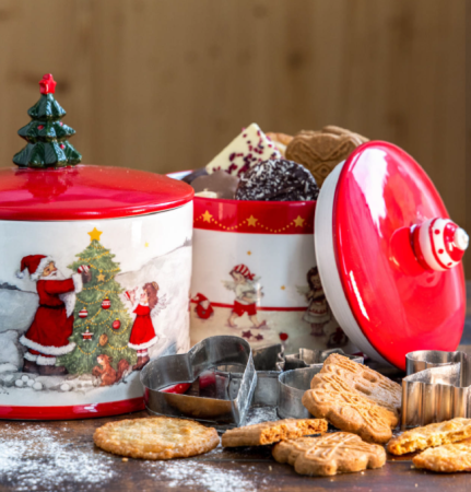 Bomboniera Craciun cu capac bradut 12,8cm [1]