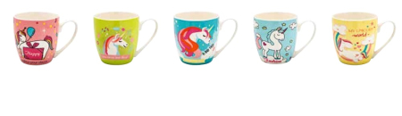 Cana portelan 5 modele si culori, colectia Unicorno [1]