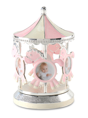 Carusel muzical caluti roz cu rame foto [1]