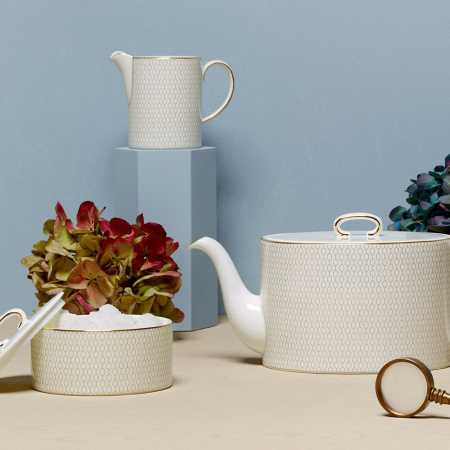 Arris ceasca cu farfurie ceai/cafea Honeycomb [5]