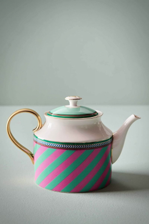 COLECȚII - Ceainic portelan 1,8l Chique Stripes