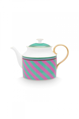 Ceainic portelan 1,8l Chique Stripes [5]