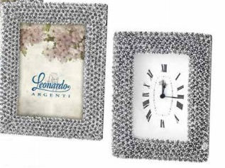 AZAY CASA - Ceas argintat 10x15 cm Bianco