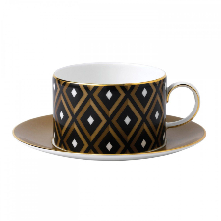 SETURI DE CEAI - Ceasca cu farfurie ceai/cafea Geometric ARRIS