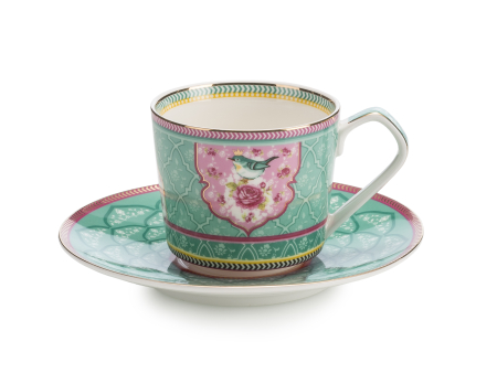 SET CEAI &AMP; DESERT - Ceasca de ceai cu farfurie colectia Colore
