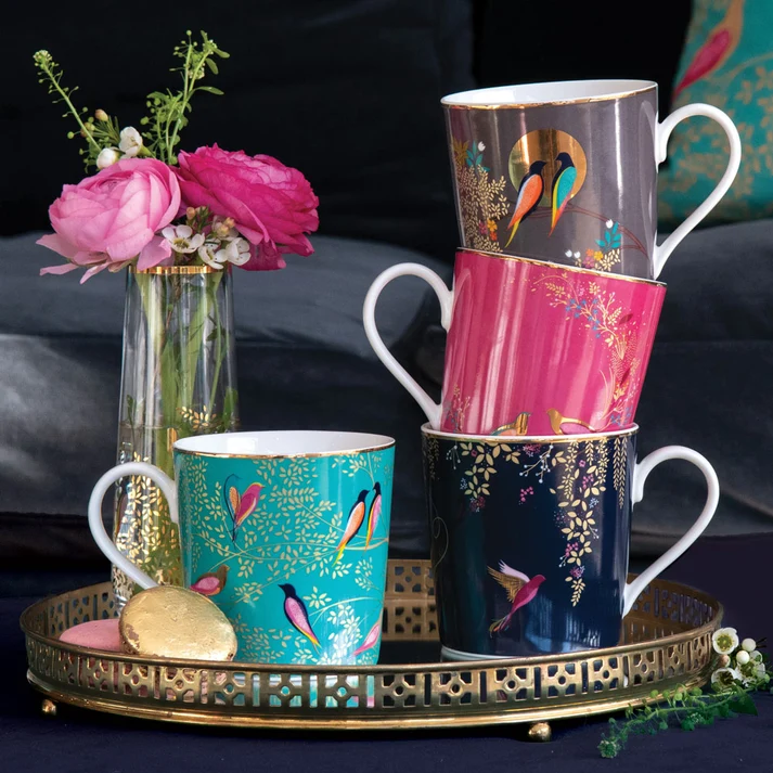 MAGAZIN - Chelsea set 4 cani portelan colorate