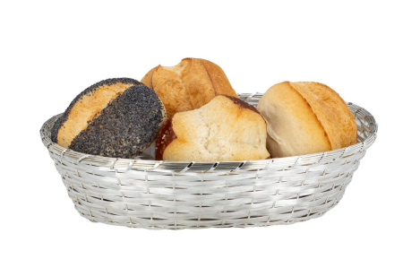 Cos paine/fructe argintat rotund [1]