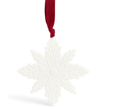MAGAZIN - Deco Craciun Jasper Snowflake alb