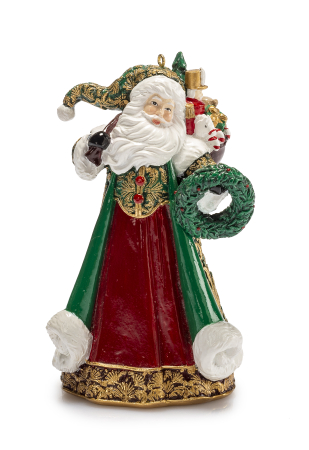 DECORATIUNI PENTRU CRĂCIUN - Decoratiune Craciun Mos cu coronita