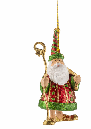 DECORATIUNI PENTRU CRĂCIUN - Decoratiune Craciun Mos rosu cu toiag