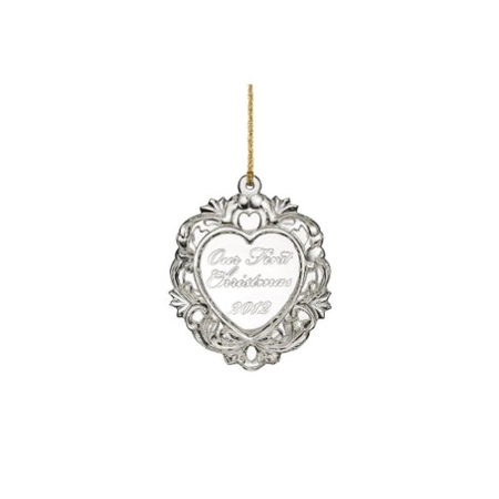 SALE - Decoratiune cristal Primul Nostru Craciun 2012