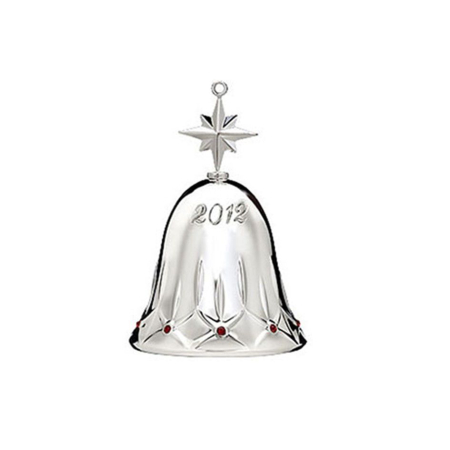 SALE - Decoratiune Lismore argintata Clopotel 2012