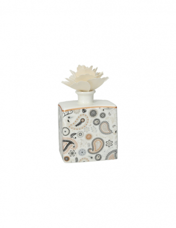 ACCESORII DECORATIVE - Difuzor parfum portelan cu floare Bianco
