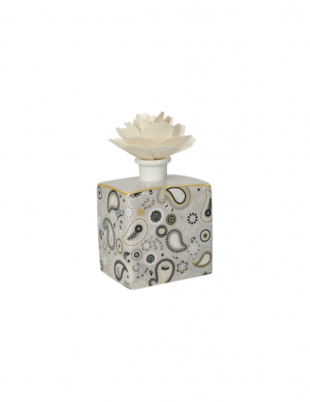 ACCESORII DECORATIVE - Difuzor parfum portelan cu floare Sabbia