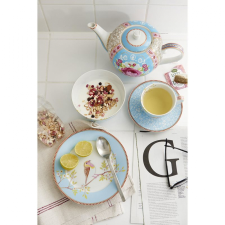 8 MARTIE - Early Bird farfurie bleu 21 cm