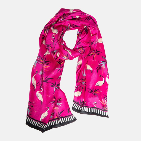 CADOURI - Esarfa vascoza 200x70cm Pink