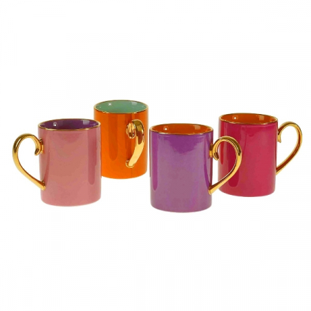 CORPORATE - Fancy set 4 cani colorate, culori diferite