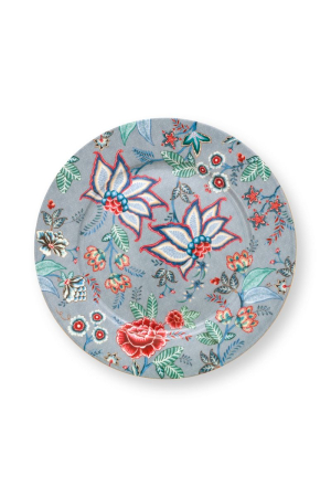 FLOWER FESTIVAL BLUE - Farfurie 32 cm FestivalFlowerBlue