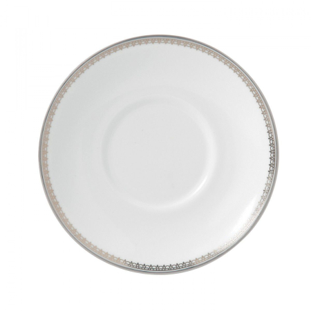 LACE PLATINUM - Farfurie ceasca cafea Lace Platinum