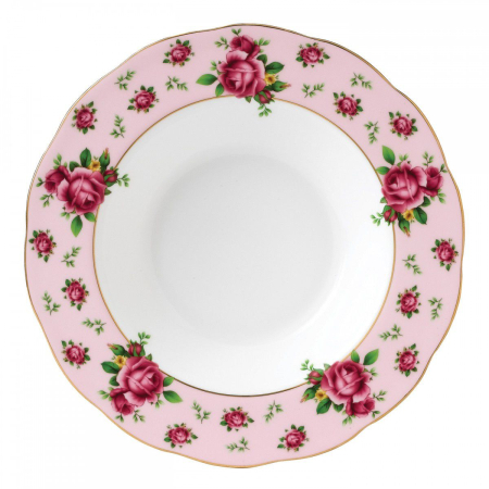 ROYAL ALBERT - Farfurie supa 24 cm New Country Roses Pink