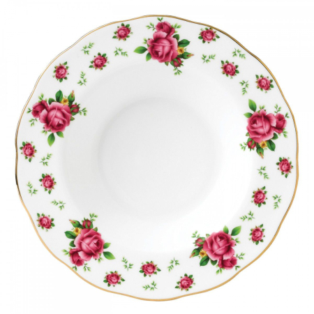 ROYAL ALBERT - Farfurie supa 24 cm New Country Roses White