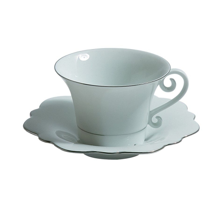 COLECȚII - Farfurioara ceai Antares Samoa White Platinum