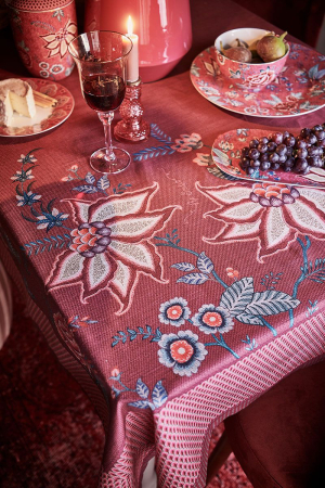 TEXTILE - Festival Red fata de masa 150x250 cm